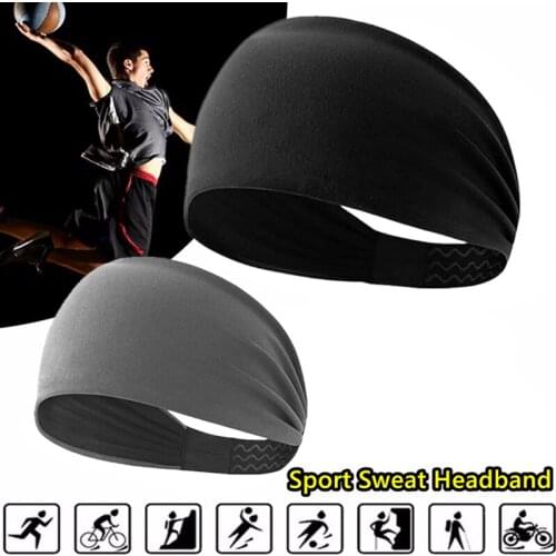 Outdoor Sport Elastic Sweatband Yoga Running Headbands Gym Cycling Turban Hair Band