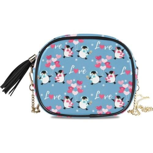 Womens bag 2020 trend women small handbag Penguins Heart Shape Balloon leather women’s crossbody shoulder bag sac a main luxury