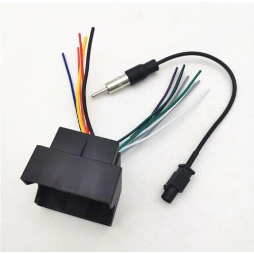 Car Stereo Wiring Harness & Antenna ABS Plastic Molded Connector For BMW 3 Series 2006-2013