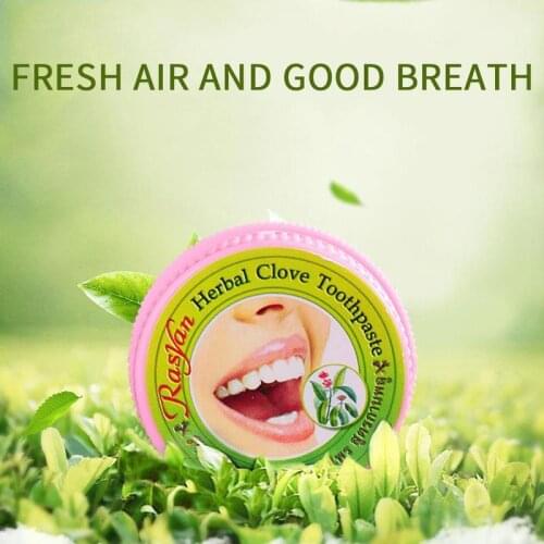 Clove Coconut Herbal Toothpaste Dental Plaque Removal Powder Prevent Gingival Bleedin Whitening teeth refreshing tone Toothpaste