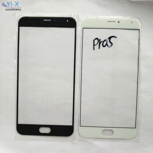 10PCS/Lot For Meizu Pro 5/ MX6 / Meizu Pro 6 Outer Glass Lens Front LCD Touch screen Panel Replacement Parts
