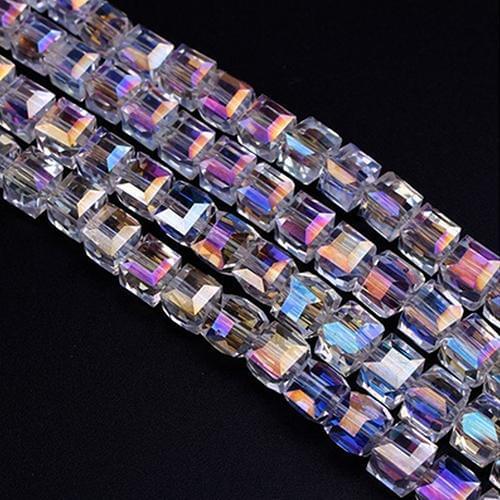 100pcs/lot 4/6mm AB Color DIY Crystal Beads for Jewelry Making Decorative
