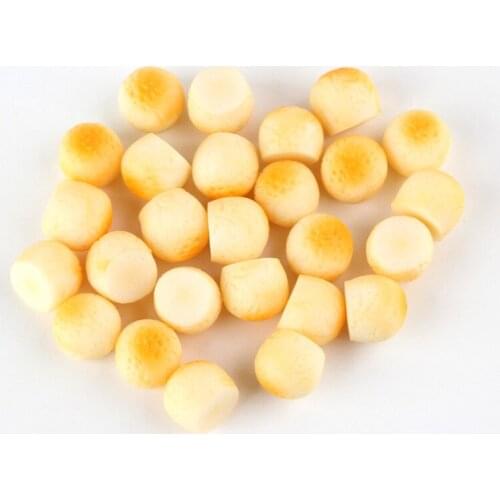 20pcs 12mm 3D Food Bread Cake Resin Cabochons Girls Hair Jewelry Bow Center Clip Phone Case Decor Embellishments Button