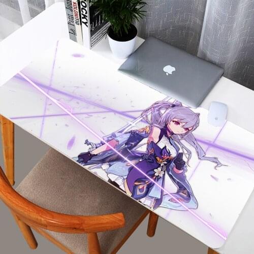 Genshin Impact Large Size Mouse Pad Laptop Anime Mat Gaming Desk Pad L Xl For Player Game Keyboard 300mm*600mm Carpet Mouse Mat