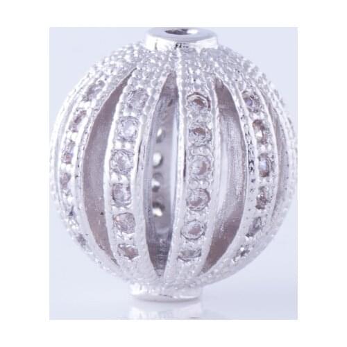 10mm Micro Pave Jewelry Shining Zircon Ball Beads For Necklaces & Bracelets Diy Crafts Wholesale Czech Beads Bijoux Berloques