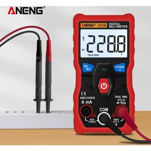 ANENG V03A analog Measurement Digital Multimeter esrmeter multimeter auto power off testers tools for auto ac mutimetro