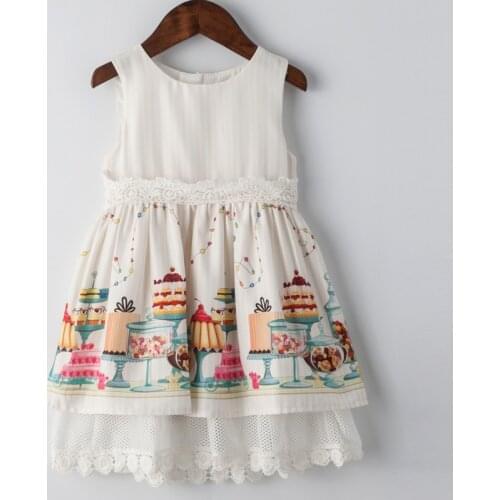 Childdkivy Girls Summer Dress 2020 Baby Girl Lace Princess Dress Party Clothes Kids Print Dresses For Girls Birthday 3-10 Years