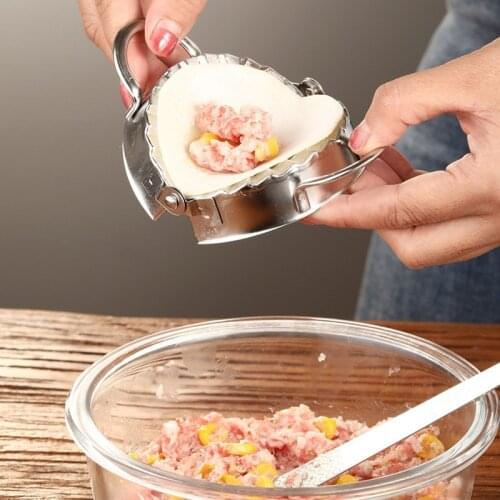 DIY Dumpling Molds Jiaozi Maker Dough Press Chinese Food Dumpling Pie Ravioli Hand Mould Gadget Kitchen DIY Dumpling Tools