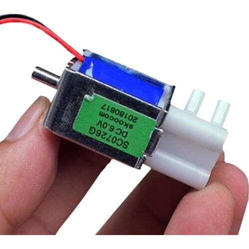 Two-position three-way solenoid valve DC6V One in two out Normally open/normally closed Massager solenoid valve