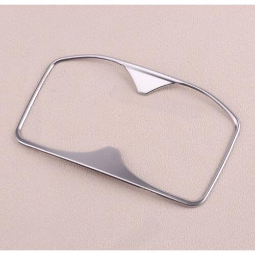 DWCX Interior Chrome Cup Drinks Holder Decoration Trim Cover Frame Fit for Peugeot 3008 5008 2017 2018