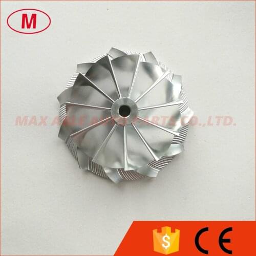 K04 5306-123-2014 46.39/60.00mm 11+0 bladesUpgrade High Performance Turbo Billet compressor wheel/Aluminum 2618 for 53049700064
