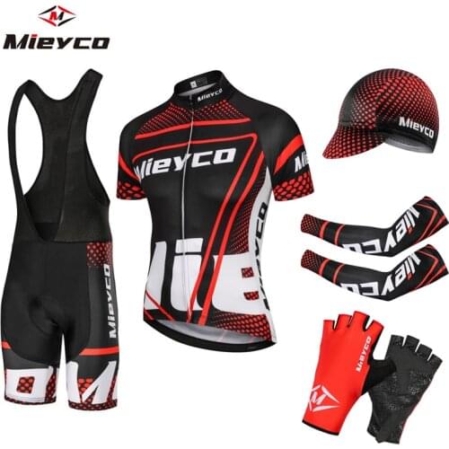 Cycling Jersey Sets Mens Cycling Clothing For Bicycle Summer Short Sleeve Quick-Dry MTB Bike Suit Ropa Ciclismo Sport Outfit