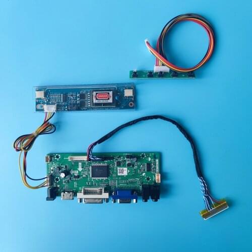 M.NT68676 screen Driver Controller board kit 2 CCFL lamps For M190EG02 V8/V7 1280*1024 19" panel LCD DIY VGA DVI 30pin