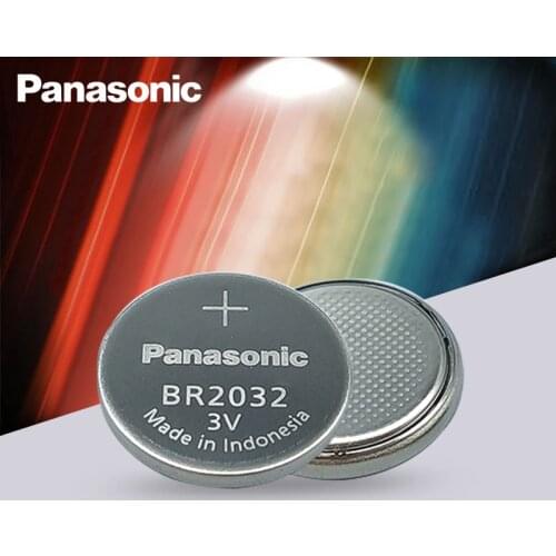 2PCS/Lot Original Panasonic 3V BR2032 Battery BR 2032 High temperature Button Coin Cell Batteries