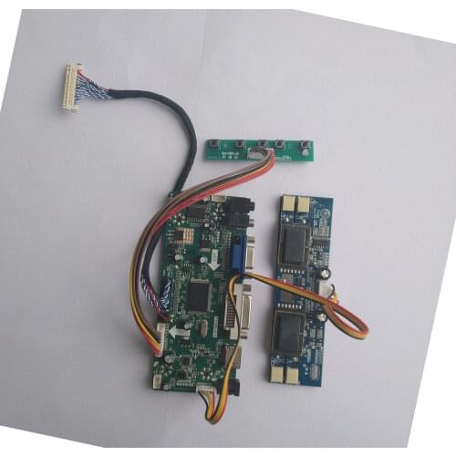 For LM170E03 TLB1/TLC1/TLL1/TLG1 280X1024 Controller board panel screen DVI VGA 30pin DIY M.NT68676 kit HDMI 4 CCFL inverter