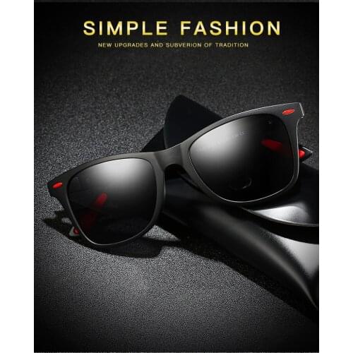 Polarized sunglasses for men and women Square rice nail outdoor driving license sun glasses designer carefully designed glasses