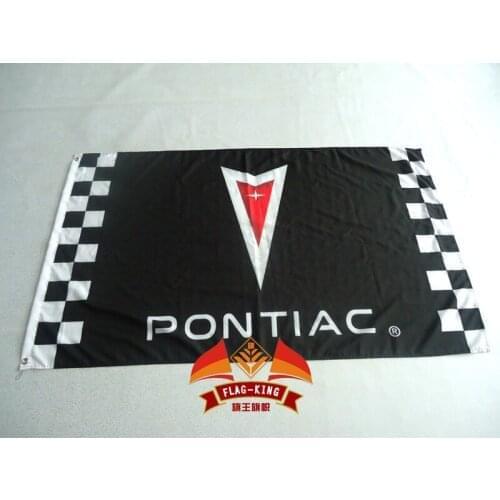 Pontiac racing Vertical Flag Indoor Outdoor Automotive Banner Flag 3X5