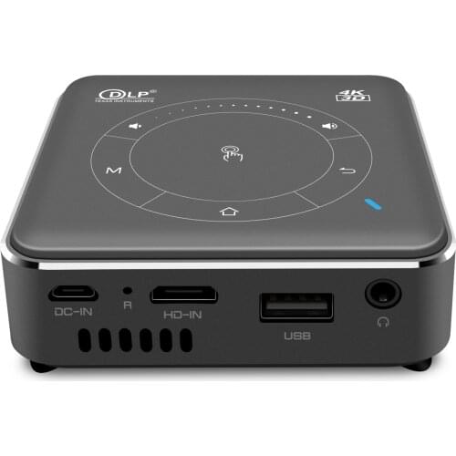 P11 DLP 4K Projector Android 9.0 2GB 16GB Mini Portable LED Projector 2.4G 5G Wifi Bluetooth 3D Home Cinema Beamer 0.2 "DMD