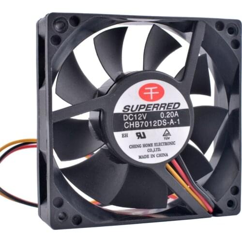 COOLING REVOLUTION CHB7012DS-A-1 7cm 70mm fan 7020 70x70x20mm 12V 0.20A Computer CPU 7cm cooling fan Air volume noise balance