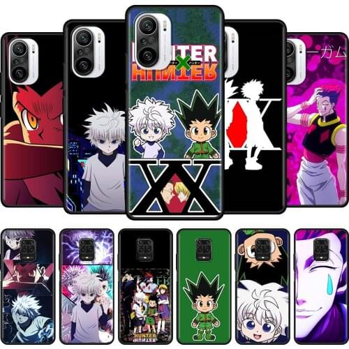 Silicone Case For Xiaomi Redmi Note 9s 7 8t 9 8 10 9a 9c 9t K40 Pro Soft Coque Phone Bumper Hunter X Hunter