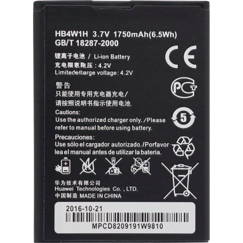 Replacement Phone Battery HB4W1H For Huawei Ascend G510 G520 G525 Y210 Y210C C8813 T8951 1750mAh