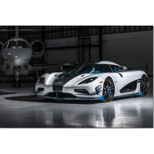 Modern Canvas Painting Koenigsegg Agera RS1 Sport Car Photo Wall Art Posters and Prints Wall Picture for Home Decor
