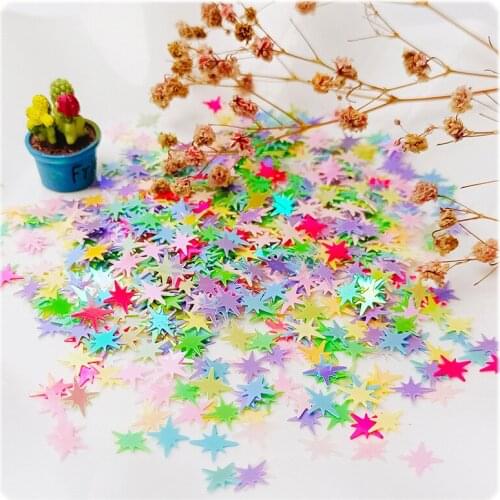 20g 9mm Pailette Ultrathin Glitters Star Sequin Pvc Sequins For Nail Art Diy Craft Christmas Handcraft Decoration Confetti
