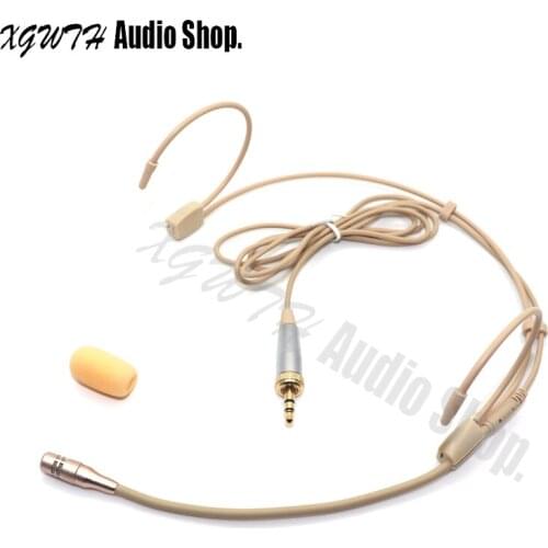 Top Quality Condenser Headset Microphone Omnidirectional Mic for Sennheiser Wireless Interview Speech Sing Recording