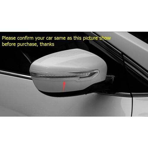 Yimaautotrims Exterior Refit Kit For Nissan Murano 2015 - 2018 Rearview Mirror Cover Side Molding Rubbing Strip Cover Trim