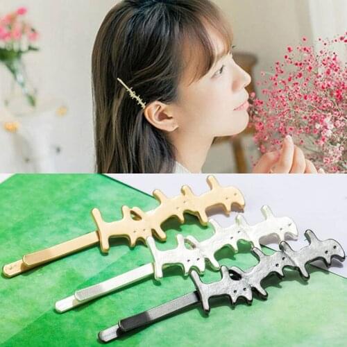Three Alloy Golden Silver Black Cat Hair Clips & Pins Bobby Pins Headwear Hair Accessories for Women & Children
