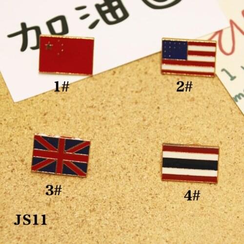 1 design metal cartoon color animation pin cute brooch brooch color national flag womens Lapel Pin Badge js11
