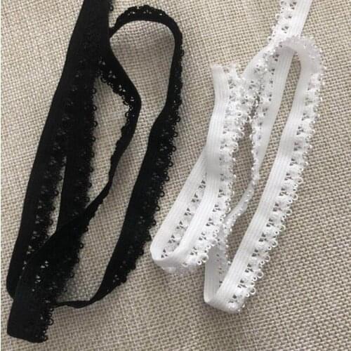 10 Meters/lot 13mm High Quality Exquisite Elastic Lace Trim Stretch Lace Ribbon for Underwear Diy Sewing Garment Free shipping