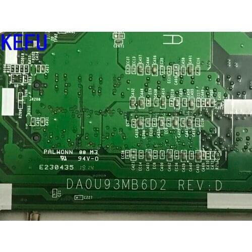 100% NEW DA0U93MB6D2 / DA0U93MB6D0 REV : D For HP 15-F MAINBOARD ONBOARD CPU E1-2100