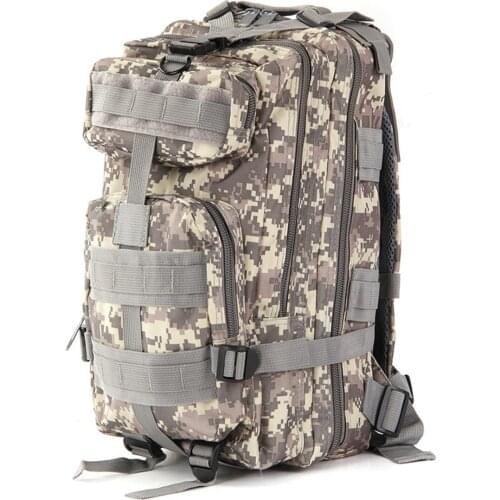 30L Fashion Trendy 3P Military Tactical Archery Camouflage Backpack 600D Nylon Waterproof Bags Unisex Outdoor Sports Backpack