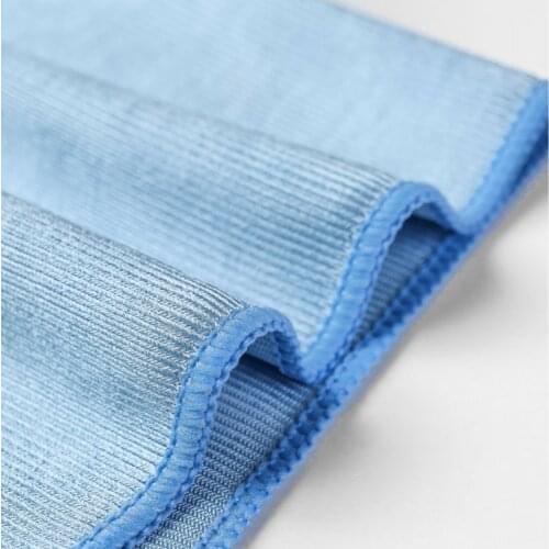 4pcs/set Microfiber Lint-free Cleaning Cloths for Wine Glasses Windows Mirrors Kitchen Bar Glassware Wiping Towels