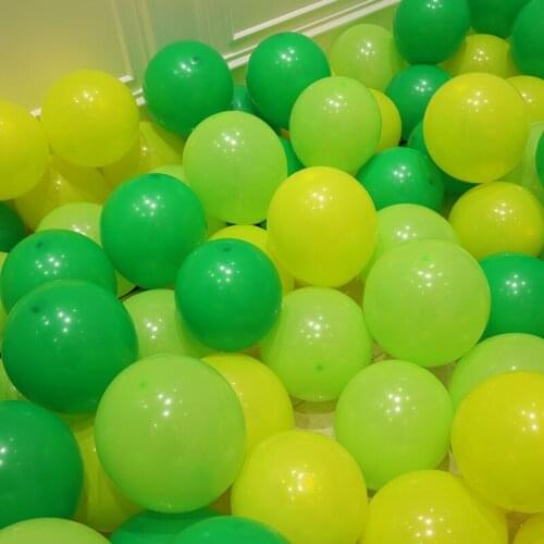 5pcs 12inch Green Latex Balloon Air Balls Inflatable Ballon Wedding Party Decoration Birthday Kid Party Gift Toys Float Balloons