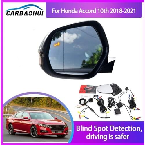 Car Blind Spot Mirror Radar Detection System for Honda Accord 10th 2018-2021 BSD Microwave Monitoring Assistant Driving Security