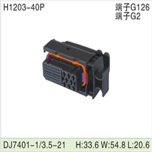 Free shipping 50pcs DJ7401-1/3.5-21 40Pin AMP Car Electrical Wire Connectors for VW,BMW,Audi,Toyota,NISSAN AND other