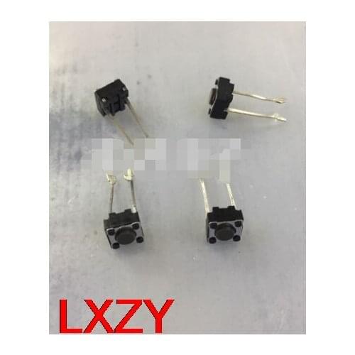 Free Shipping 20pcs/LOT Touch Switch 6*6*5 Intermediate 2 Foot Feet Long Key Button Microswitch