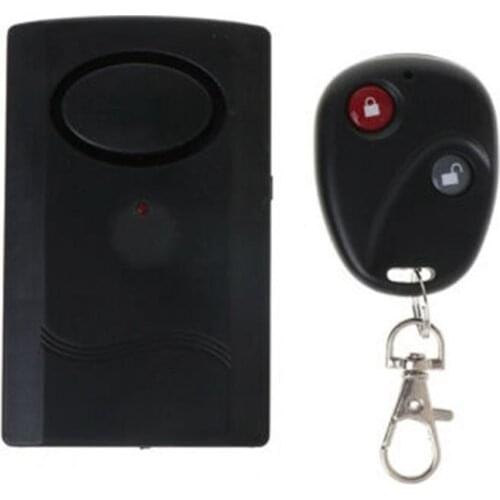 Wireless Vibration Alarm Home Security Motorcycle Car Door Window Anti-Theft Burglar Detector Sensor 120dB Remote Control