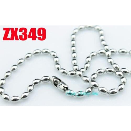 50 meters length 4.5mm Olive shape bead chain stainless steel necklace fine ladys fashion Jewelry chains parts ZX349