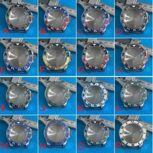 316L Stainless Steel Watch Case 40mm Sapphire Magnifying Glass Case Suitable for NH35 Mechanical Movement