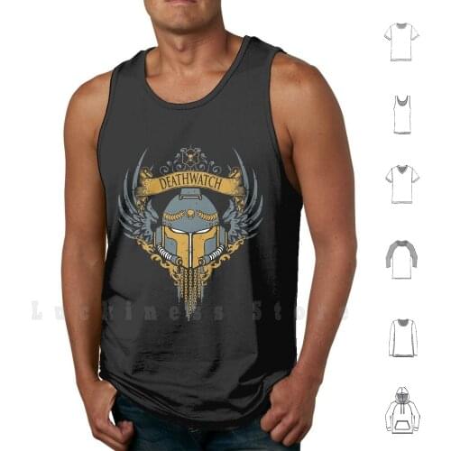 Dw - Herald Edition - V1 tank tops vest 100% Cotton 40000 Adeptus Astartes Talasa Prime Deathwatch Limited Edition