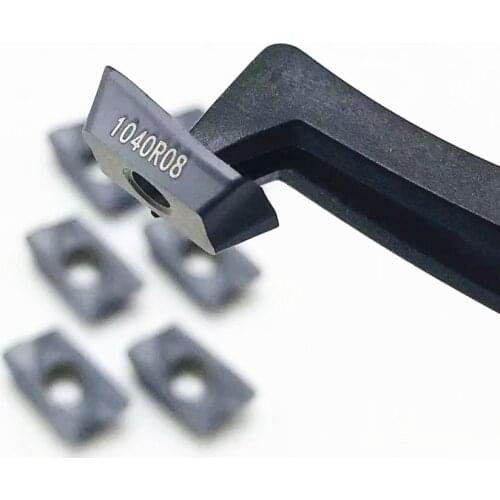 R390 11T308 PM 1040 Internal Turning Tool Cermet Grade Carbide Inserts CNC Lathe Metal Cutting Tool Turning Insert
