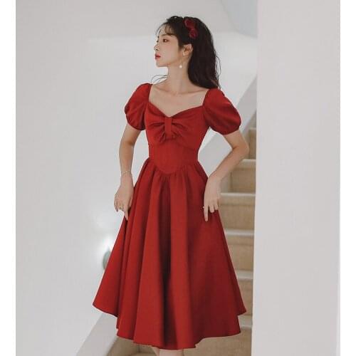 Красные летние платья KADUWAKI China At AliExpress