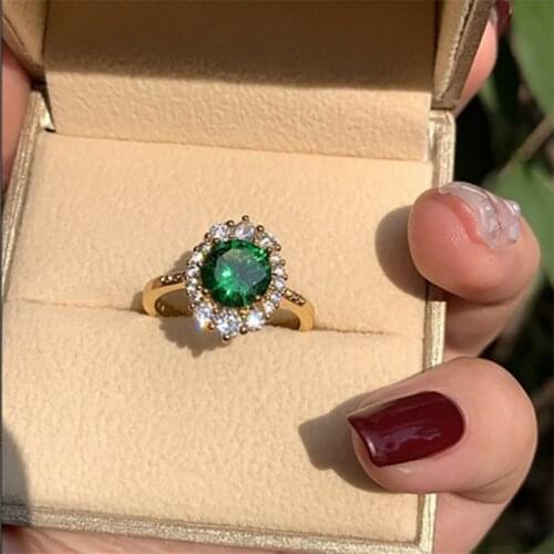 Classic Hot Selling Jewelry Exquisite Copper Inlaid Zircon Lace Full Zirconium Ring Fashion Female Ring Women