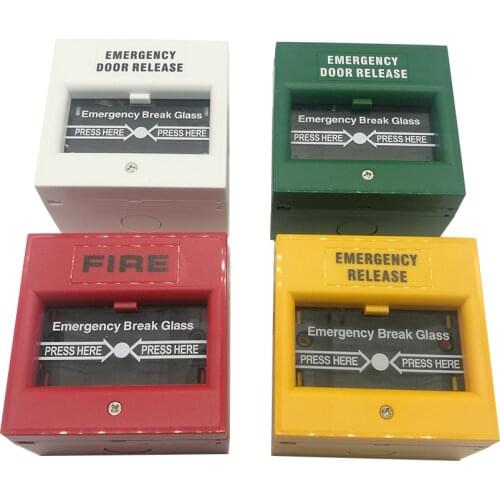 Glass Break Alarm Button Fire Alarm Emergency Door Release Switches Exit Release Switch