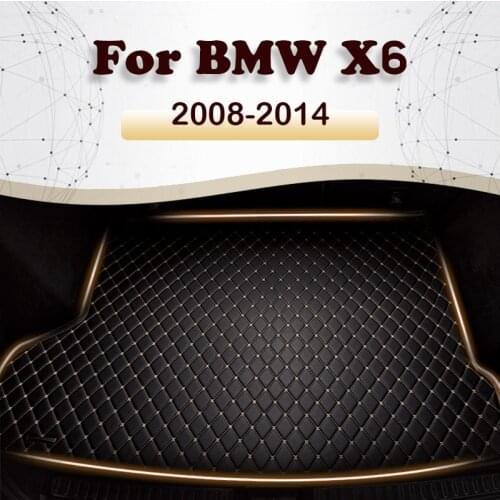 Car trunk mat for BMW X6 2008 2009 2010 2011 2012 2013 2014 cargo liner carpet interior accessories cover