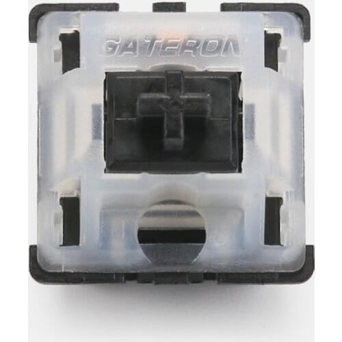 Gateron Milk Black Switches Linear 5 Pins MX Style For Mechanical Keyboard