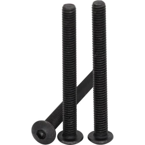 M2 M2*35/38/40 M2x35/38/40 12.9 Grade Black Carbon Steel Full Thread DIN912 Cap Cup Allen Head Bolt Hex Hexagon Socket Screw